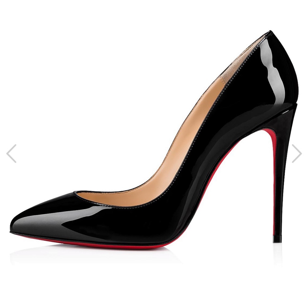 Black patent Pigalle Follies stilettos